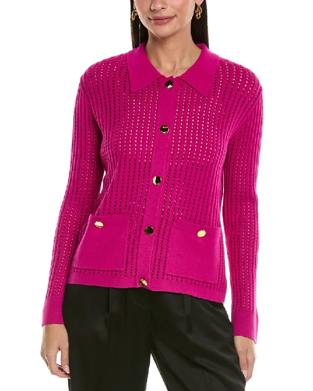 Dive Into Trendy Women's Fashion St. John Crochet Jacket