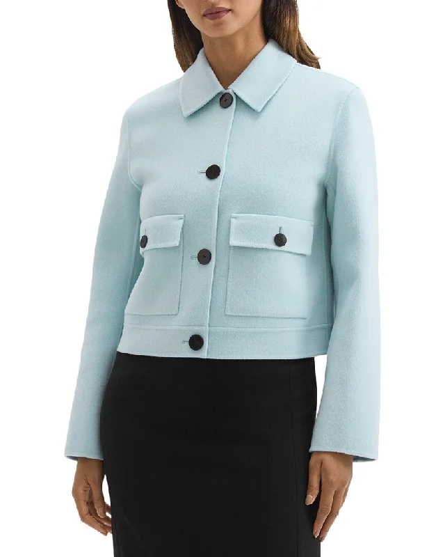 Exclusive Sale Theory Wool & Cashmere-Blend Jacket