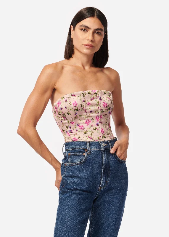 Big Savings Tamara Corset Bodysuit Spring Geranium