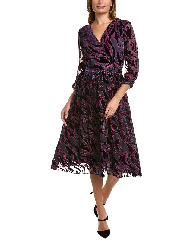 Great Deals On Ethnic Cultural Wear Johnny Was Tavi Silk-Blend Midi Dress