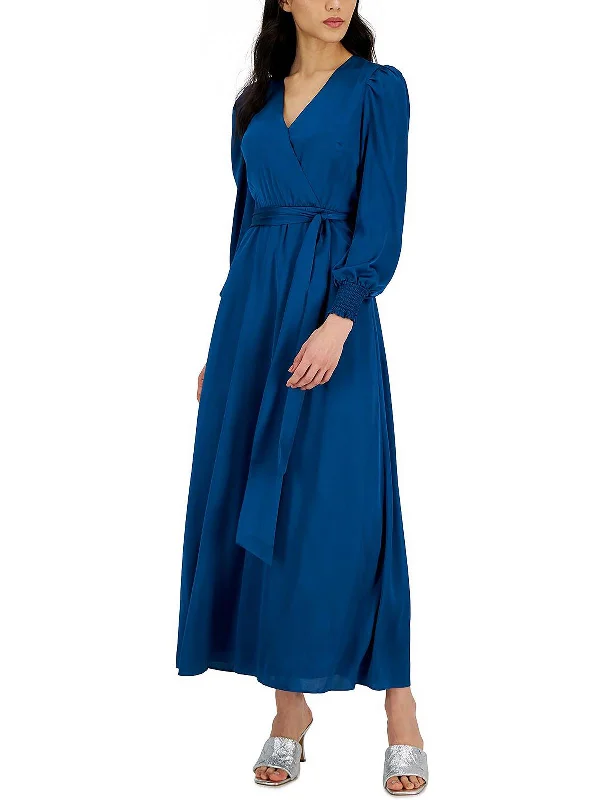 Luxury Comfort Womens Puff Sleeve Long Maxi Dress