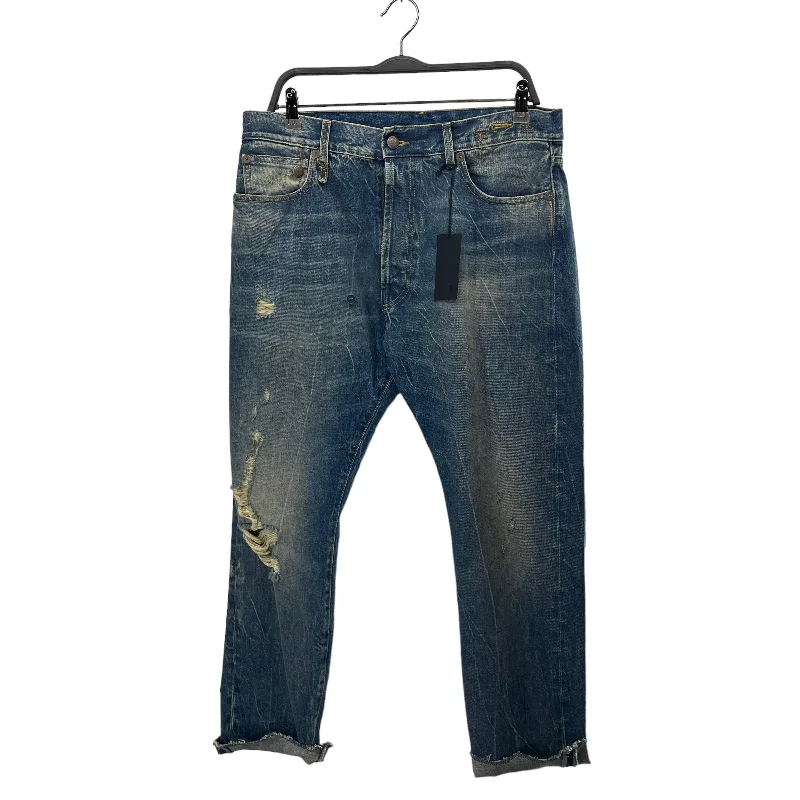 Summer Essentials R13/Bottoms/25/Denim/BLU/GREEN ACID WASH DENIM