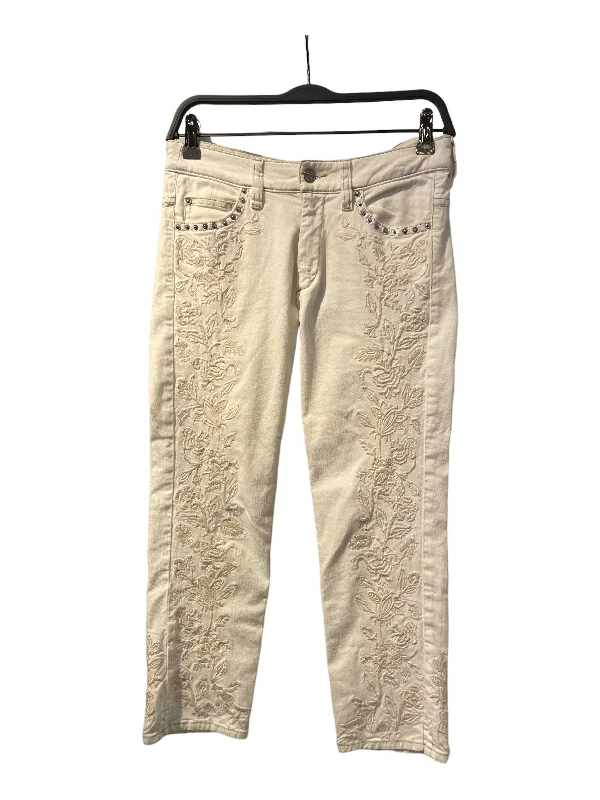 Trend Forward Threads For Her ISABEL MARANT/Bottoms/36/Denim/WHT/contrastic stitching