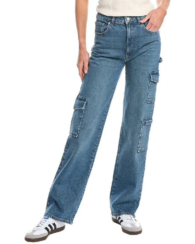 Chic And Edgy ba&sh Blue Straight Cargo Jean