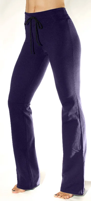 Catch Every Fashion Trend One Step Ahead Brushed Supplex Fitted Drawstring Bootcut Pant D222