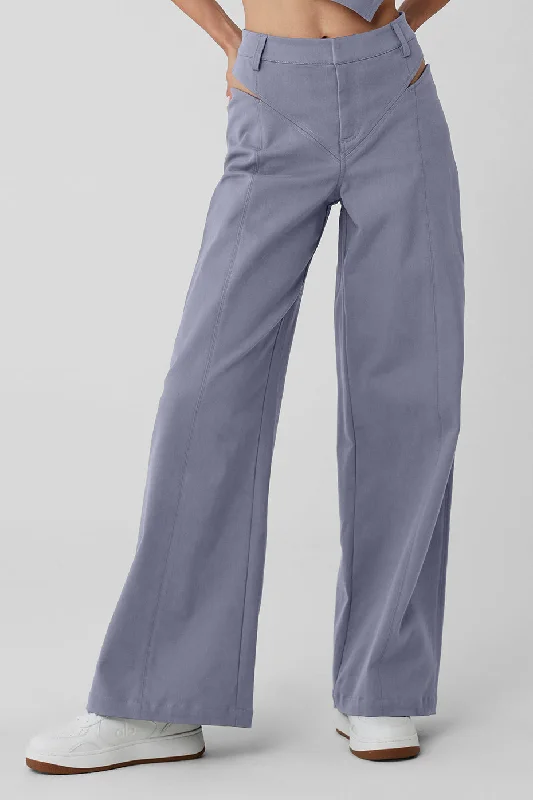 Trendy New Clothes High-Waist Risk Taker Trouser - Fog