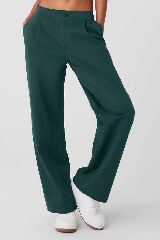 Limited Time Deal Road Trip Trouser - Midnight Green